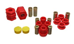 Honda Civic Si Control Arm Bushing Set - Front - Energy Suspension - Performance Polyurethane - Red - `99-`00 Honda Civic Si Control Arm Bushing Set - Front - Energy Suspension - Performance Polyurethane - Red - `99-`00
